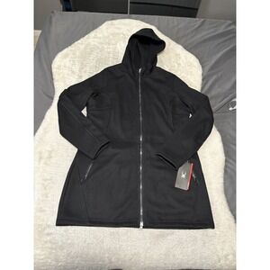NEW Spyder Women's Endure Long Full Zip Mid Weight Stryke Jacket Hooded XL